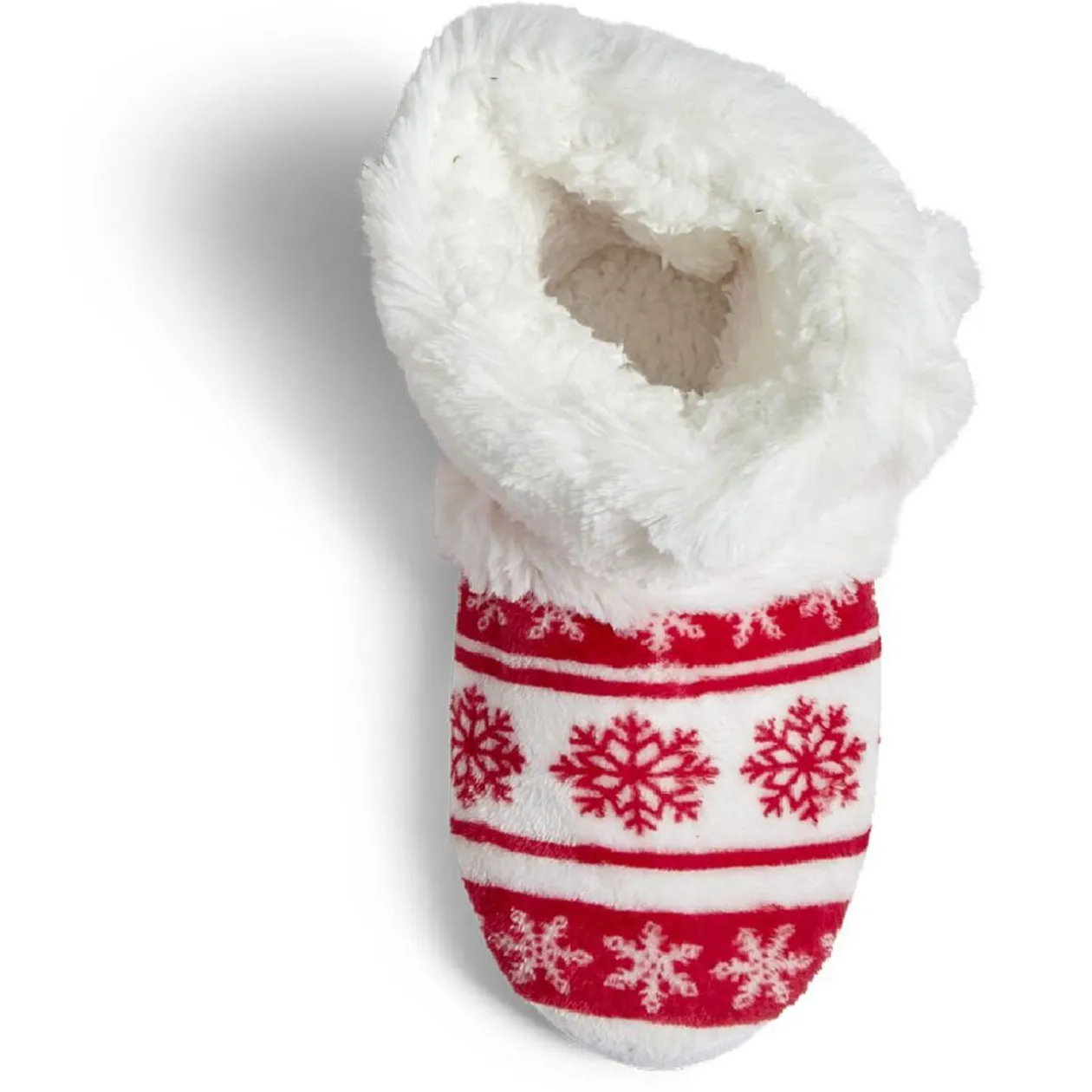 Chaussons bottes de Noël rouge et blanc 38/39