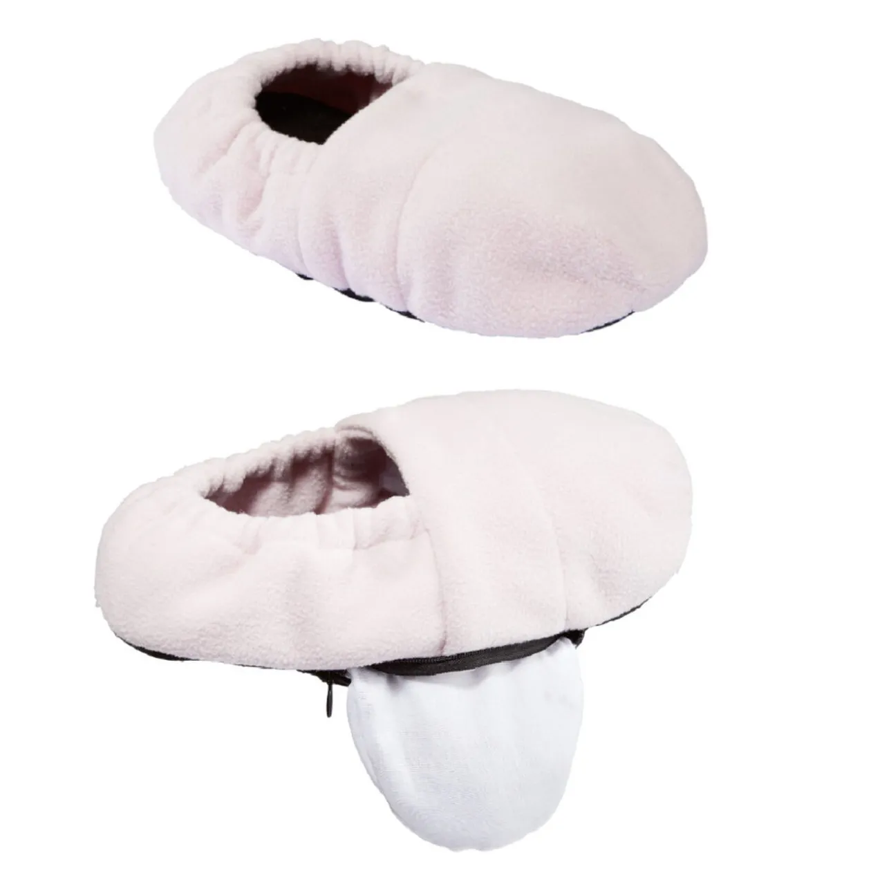 Chaussons chauffants au micro-ondes