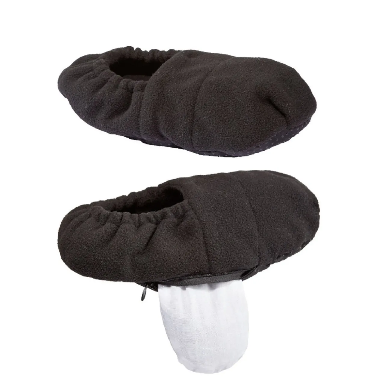 Chaussons chauffants au micro-ondes