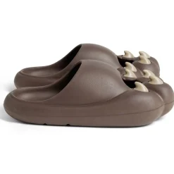 Chaussons griffe caoutchouc marron 38/39