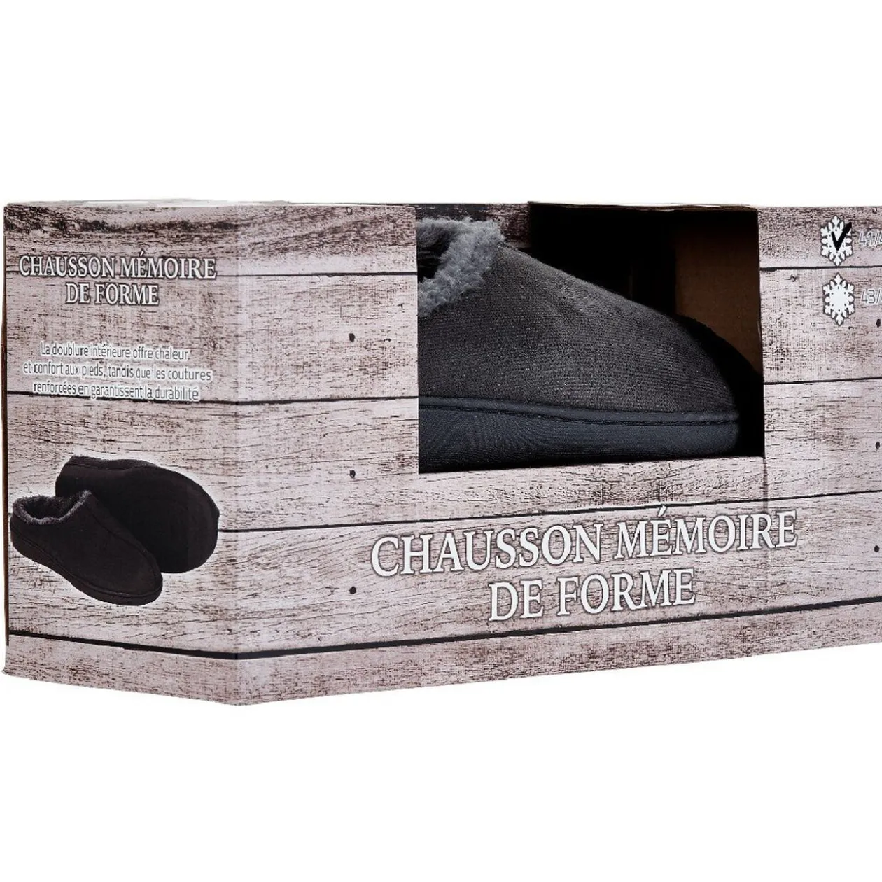 Chaussons mémoire de forme