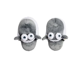 Chaussons tête de mouton polyester gris - pointure 32 à 45