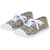 Chaussure en toile coton imprimé léopard T36