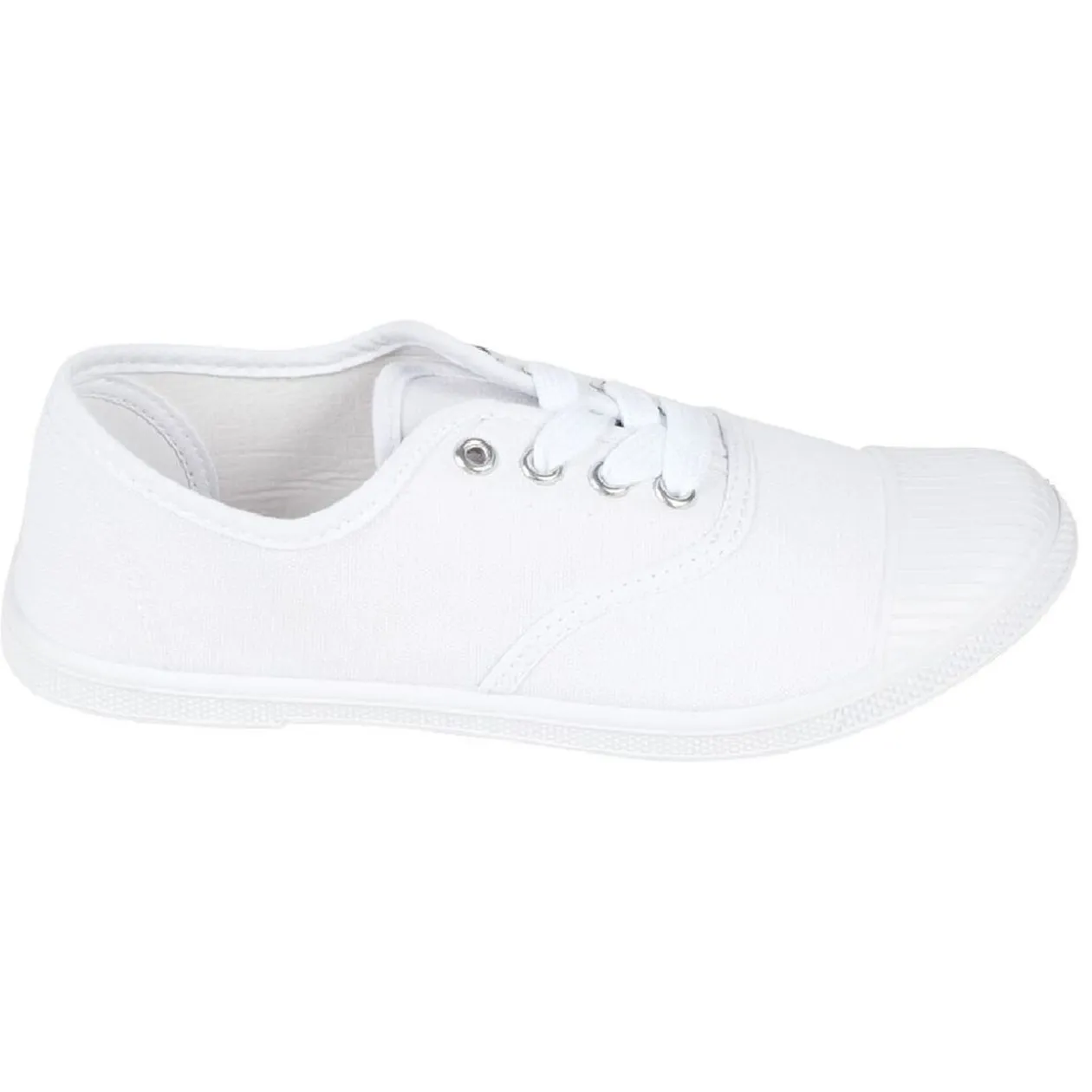 Chaussures en toile de coton blanc t 40