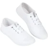 Chaussures en toile de coton blanc t 41