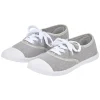 Chaussures en toile de coton gris t 38
