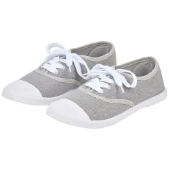 Chaussures en toile de coton gris t 40