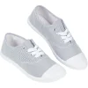 Chaussures en toile de coton rayures bleu et blanc t 40