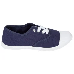 Chaussures en toile de coton bleu marine t 37