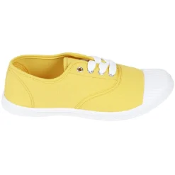 Chaussures en toile de coton jaune t 37
