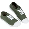 Chaussures en toile de coton kaki t 38