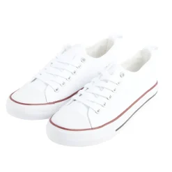 Chaussures toiles femme T36 à 40 blanches