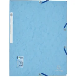 Chemise cartonnée à élastique 3 rabats