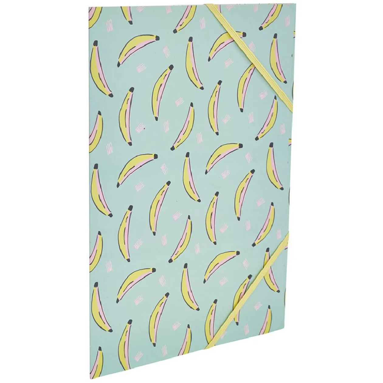 Chemise cartonnée avec double élastique motif fruit