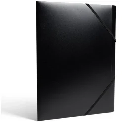 Chemise plastique A4 24x32cm noir ou blanc