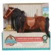 Cheval licorne pour poupée cavalière marron