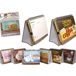 CHEVALET CAHIER DE RECETTES ET LE STYLO