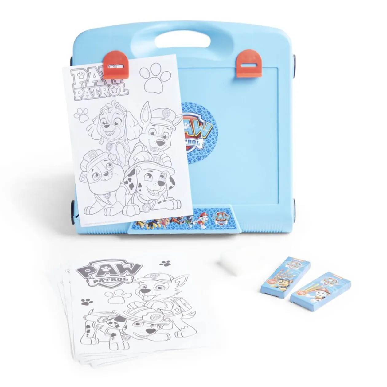 Chevalet Pat Patrouille plastique bleu