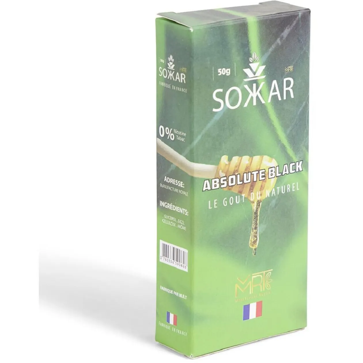 Chicha goût Absolute Black Rouge 200g