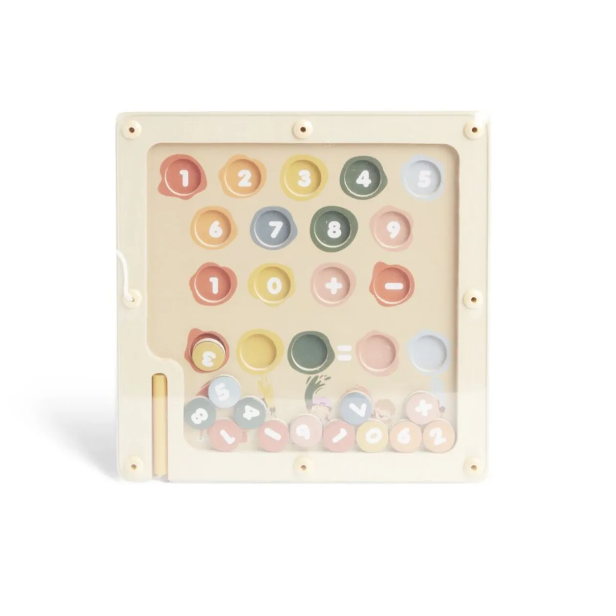 Chiffre magnétique en bois 30x22,5cm