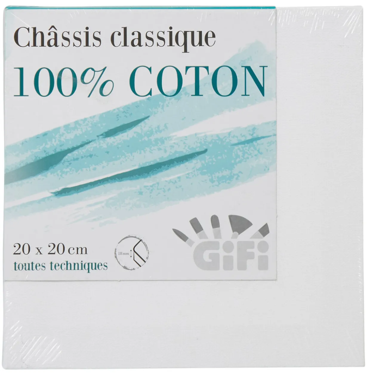 Châssis entoilé blanc