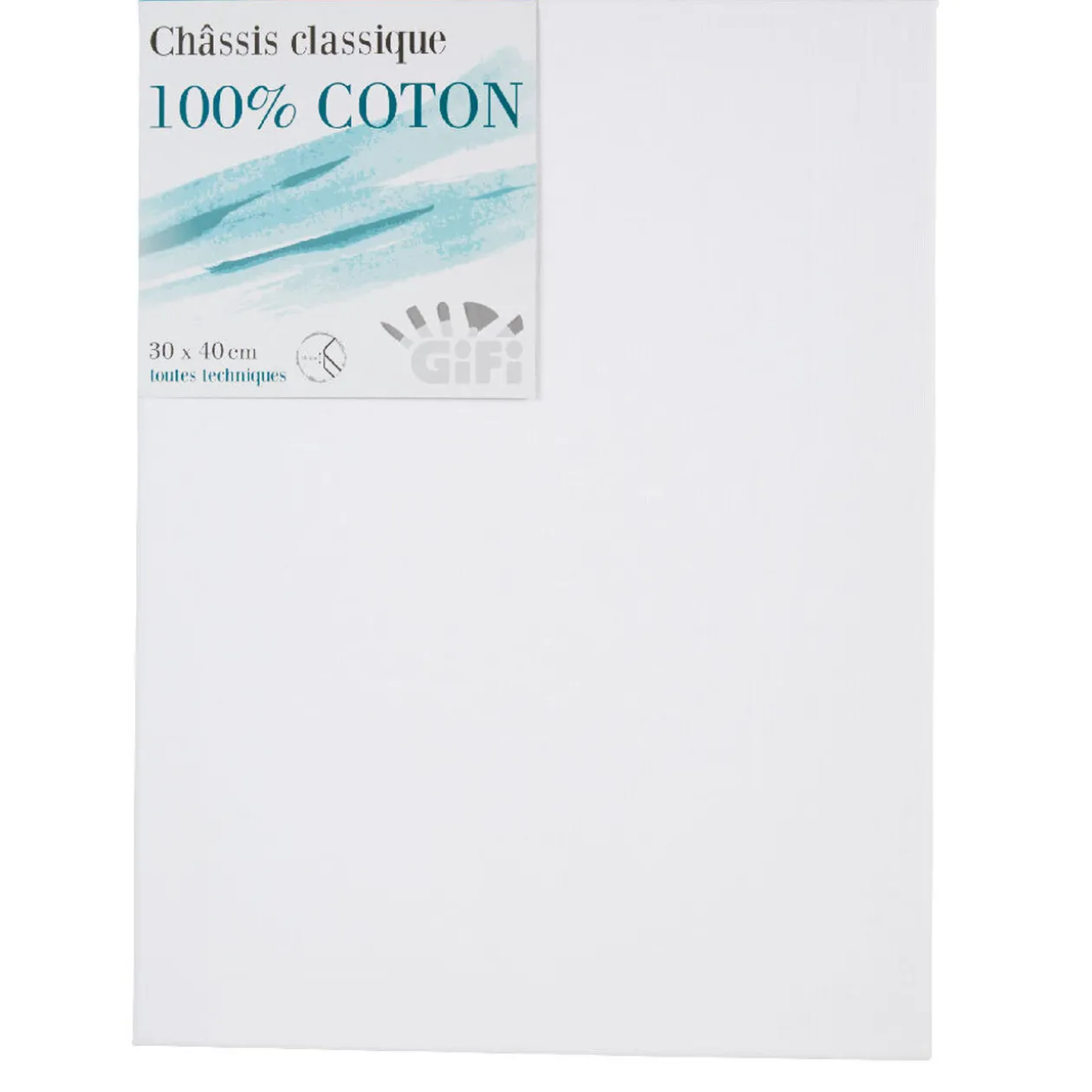 Châssis entoilé blanc