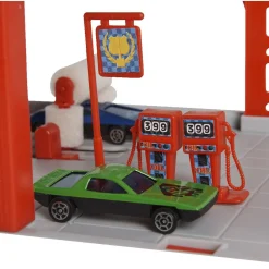 Circuit garage 4 niveaux avec 4 voitures