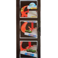 Circuit garage 4 niveaux avec 4 voitures