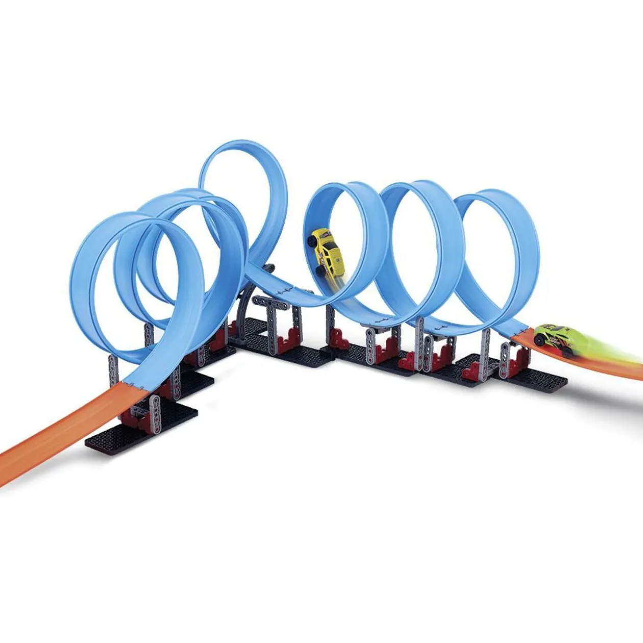 Circuit looping + 2 voitures