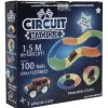 Circuit lumineux 100 rails flexibles phosphorescent