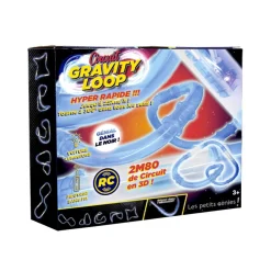 Circuit tubulaire avec voiture LED Gravity Loop