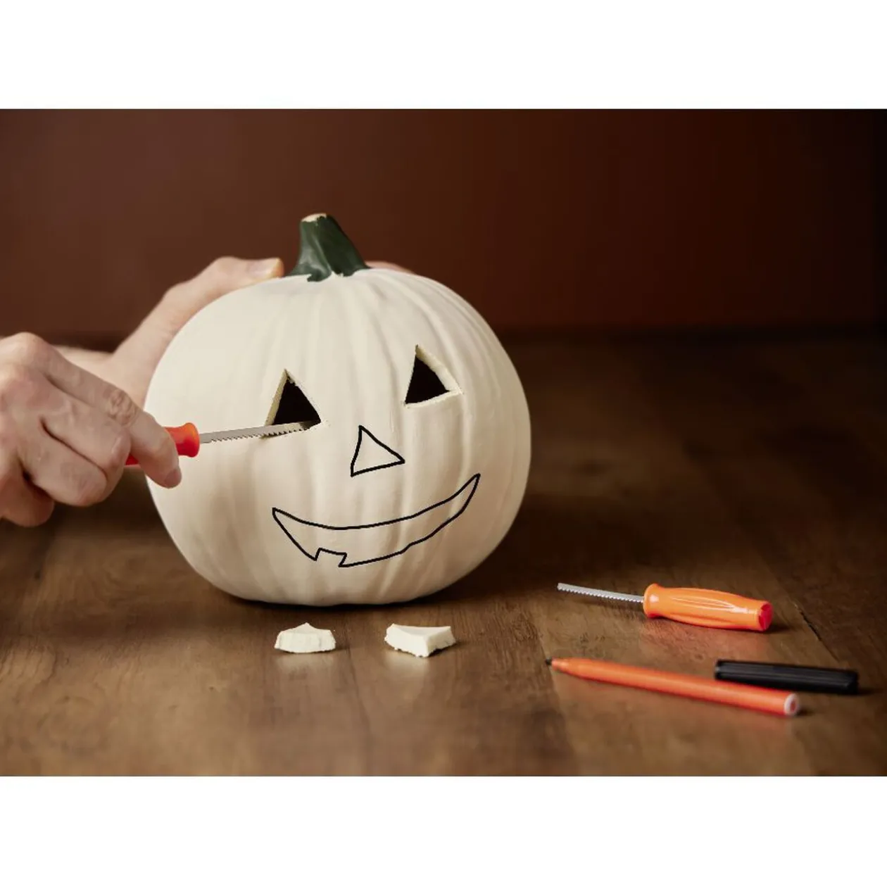 Citrouille à creuser décoration Halloween