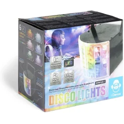 Éclairage disco portable I Dance 6 leds couleurs