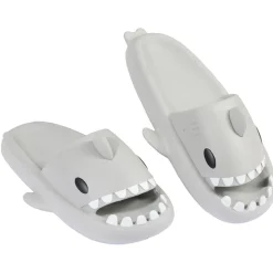 Claquette plastique requin gris T36 à 45