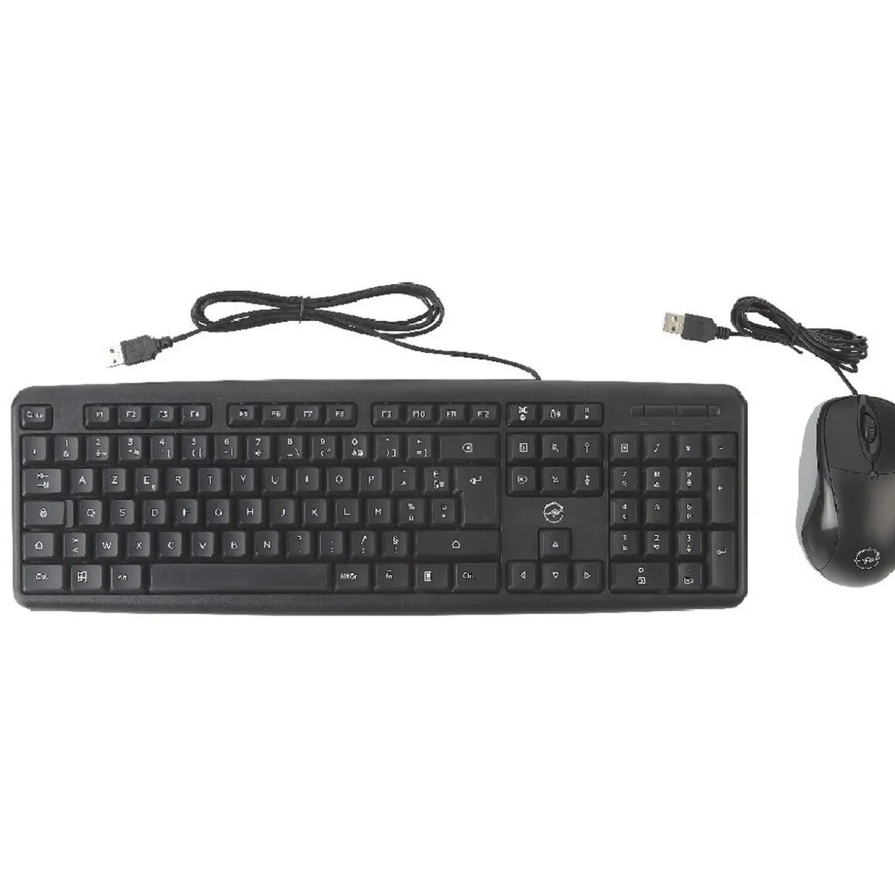 Clavier et souris filaire USB noir