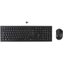 Clavier et souris sans fil Bluetooth noir