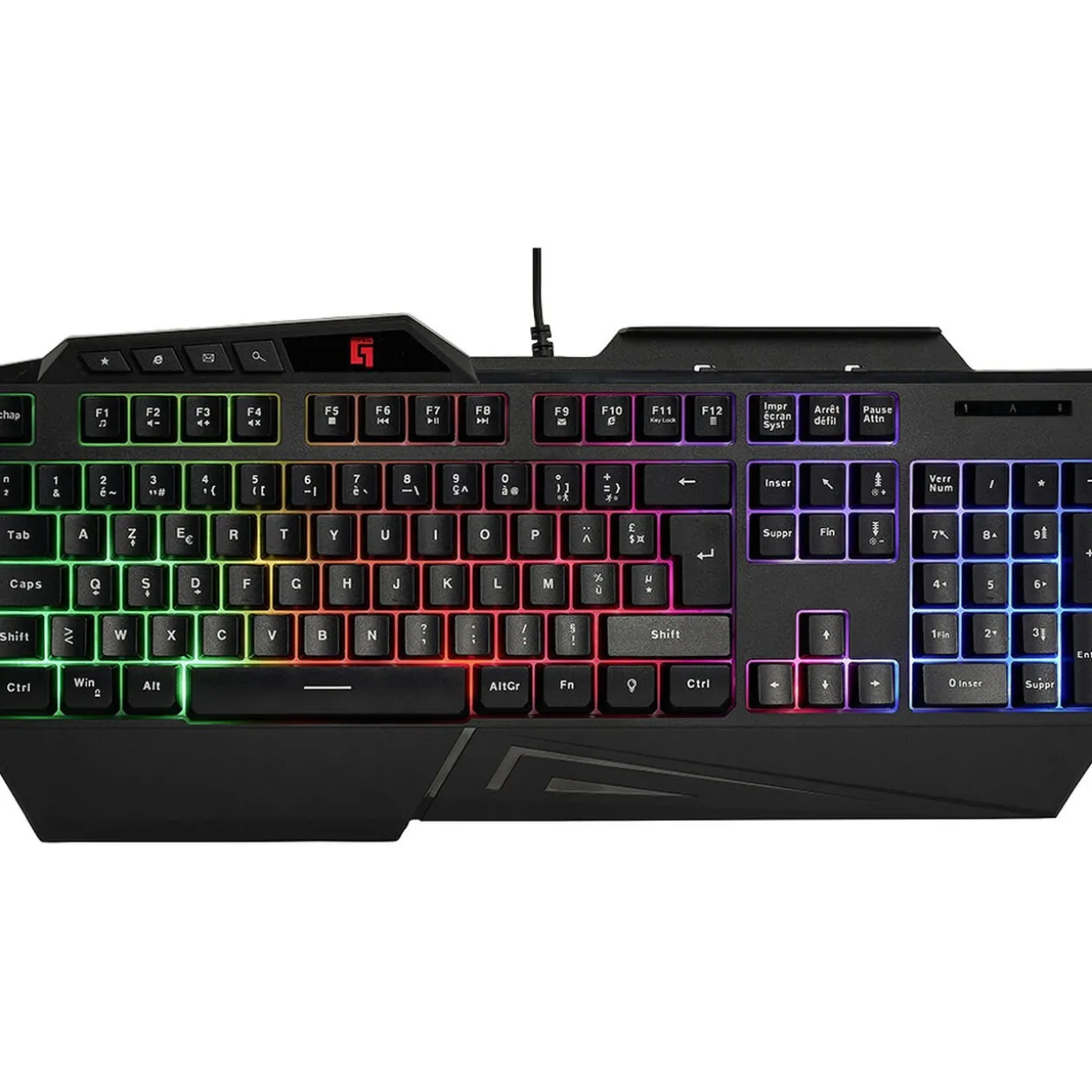 Clavier Gaming à led Homday Gaming