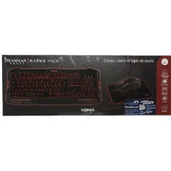 Clavier gaming avec souris et tapis de souris pour PC