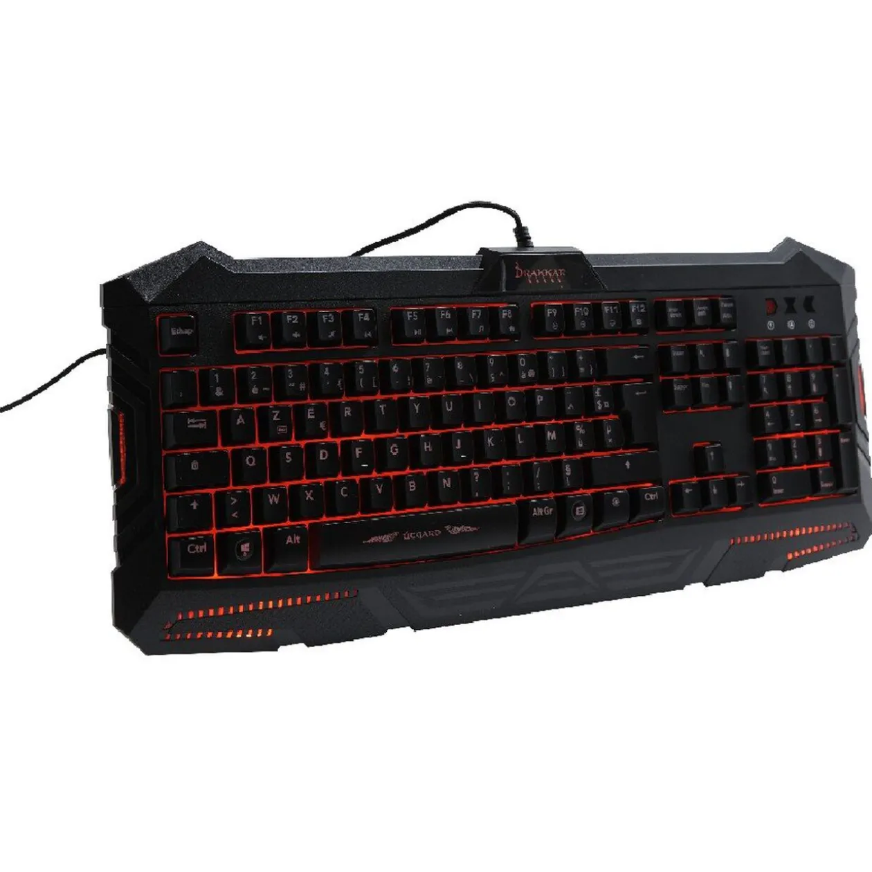 Clavier gaming avec souris et tapis de souris pour PC