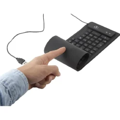 Clavier souple pvc flexible noir