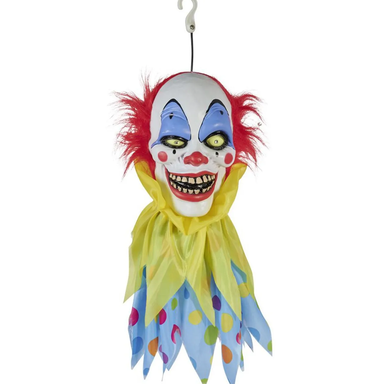 Clown animé multicolore Halloween