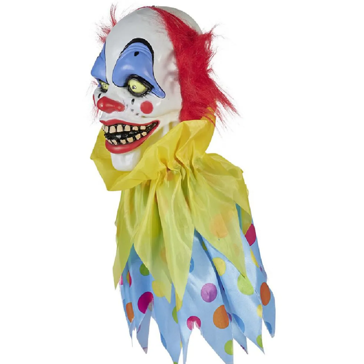 Clown animé multicolore Halloween