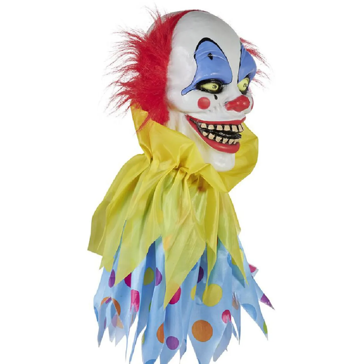 Clown animé multicolore Halloween