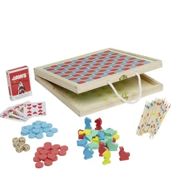 Coffret 100 jeux en bois