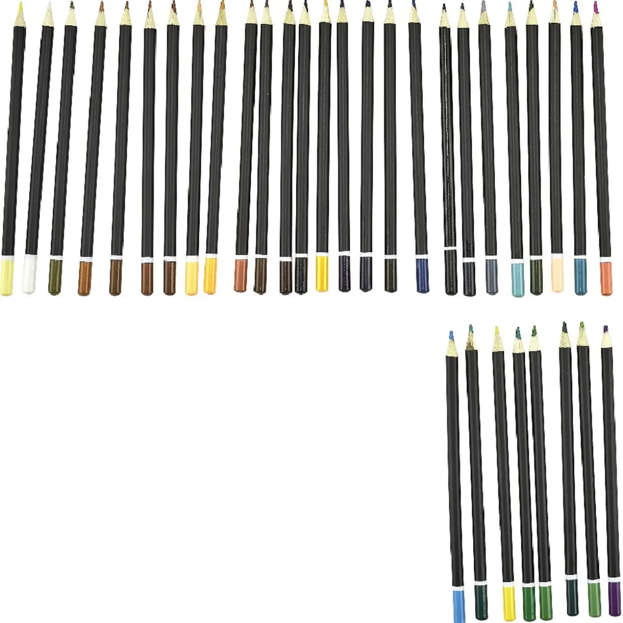 Coffret artiste en bois dessin et peinture 174 pièces