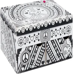 Coffret bijoux lumineux à colorier