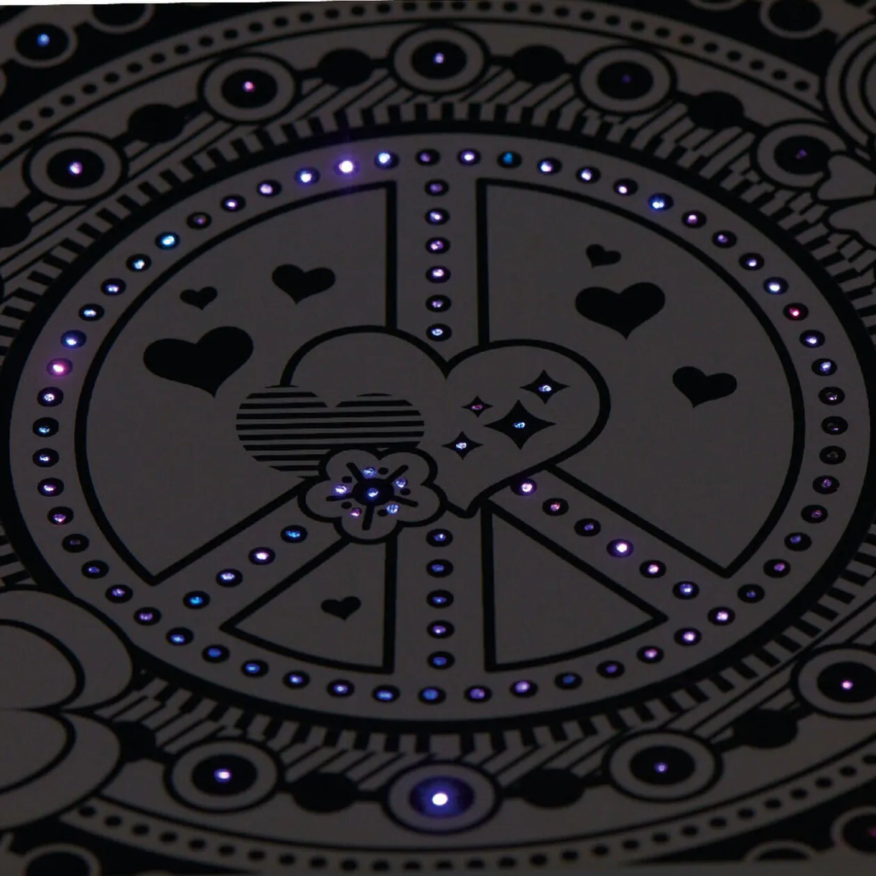 Coffret bijoux lumineux à colorier