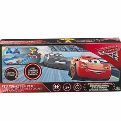 Coffret Cars piste feu rouge feu vert lumineux et sonore