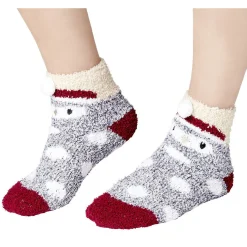 Coffret chaussettes en maille doudou motif Pingouin
