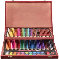 Coffret coloriage en bois 83 pièces